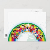 Weltnummer Postkarte (Vorne/Hinten)