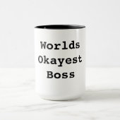 WeltOkayest Chef Tasse (Zentrum)