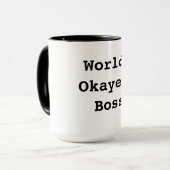 WeltOkayest Chef Tasse (Vorderseite Links)