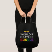 WeltOkayest Guncle Gay Pride Tragetasche (Vorderseite (Produkt))