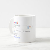 WELTOKAYESTE MITARBEITER - Funny Top Search Result Kaffeetasse (Vorderseite Links)
