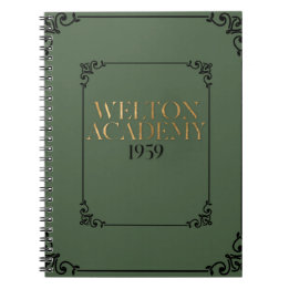 WELTON ACADEMY - DARK ACADEMIA PLANNER NOTIZBLOCK