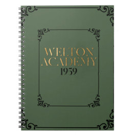 WELTON ACADEMY - DARK ACADEMIA PLANNER NOTIZBLOCK