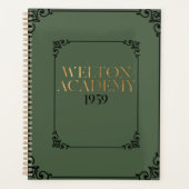 WELTON ACADEMY - DARK ACADEMIA PLANNER PLANER (Vorderseite)