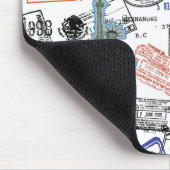 Weltpass-Muster Mousepad (Ecke)