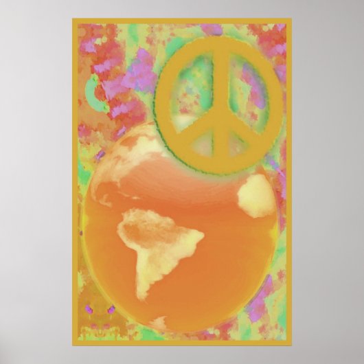 WELTPEACE-Poster Poster (Vorne)