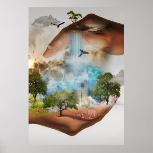 Weltplakat gerettet poster