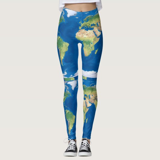 Weltplan-Projekt Leggings (Vorderseite)
