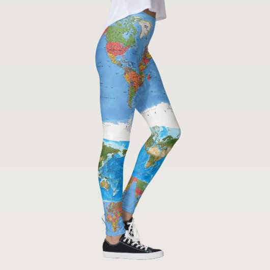 Weltplan-Projekt Leggings (Rechts)