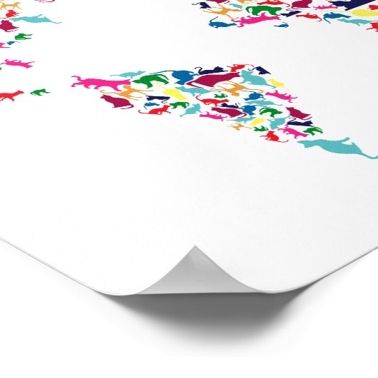 Weltposter-Katzen Poster (Ecke)