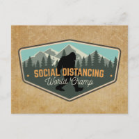 Weltpostkarte der sozialen Distanz