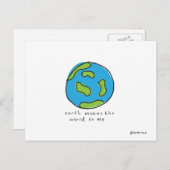 Weltpostkarte Postkarte (Vorne/Hinten)