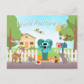 Weltpostkartentag 2024 postkarte (Vorderseite)