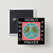 WELTPRAYER WELTFRIEDEN BUTTON (Vorne & Hinten)