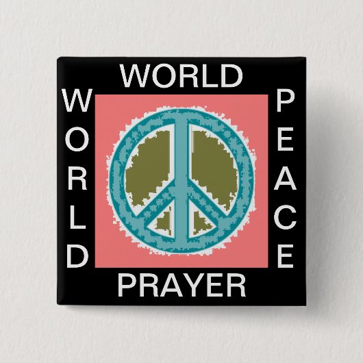 WELTPRAYER WELTFRIEDEN BUTTON (Vorderseite)