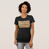 Weltpremiere-Plakat von La traviata (1853) T-Shirt (Vorne ganz)