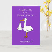 Weltprereifentag 17. November Karte (Gelbe Blume)