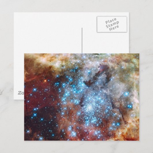 Weltraum 18 postkarte (Vorne/Hinten)