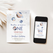 Weltraum 1. Geburtstag Einladung