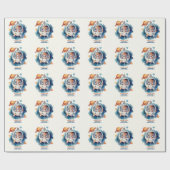 Weltraum 1. Geburtstag Party Erster Rundgang durch Geschenkpapier (Flach)