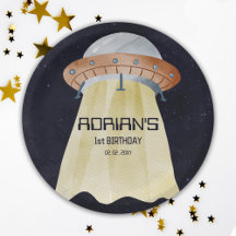 Weltraum 1. Geburtstag Party Erster Rundgang durch