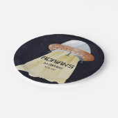 Weltraum 1. Geburtstag Party Erster Rundgang durch Pappteller (Schrägansicht)