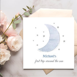 Weltraum 1. Reise um die Sonne zum Geburtstag Serviette