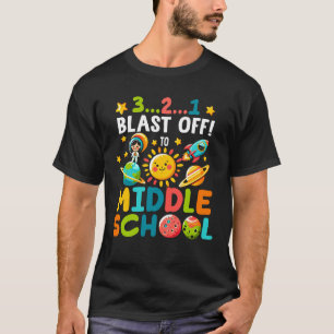 Weltraum 321 explodiert bis Schulabschluss T-Shirt