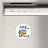 Weltraum 3. Geburtstagsgeschenke und Geschenke Magnet (In Situ (Geschirrspüler))