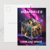 Weltraum 3D Foto Würfel Bilder Kollage Postkarte (Vorne/Hinten)