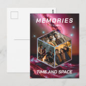 Weltraum 3D Foto Würfel Bilder Kollage Postkarte (Vorne/Hinten)