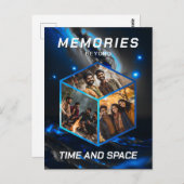 Weltraum 3D Foto Würfel Bilder Kollage Postkarte (Vorne/Hinten)