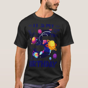 Weltraum 5 Jahre alt 5. Geburtstag Party Boys Gir T-Shirt