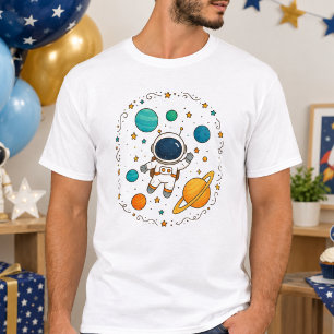 Weltraum-Abenteuer 1. Geburtstag Weltraum T-Shirt