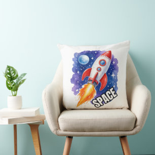 Weltraum-Abenteuer Poster   Abenteuer warten unter Kissen