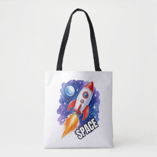 Weltraum-Abenteuer Poster | Abenteuer warten unter Tasche