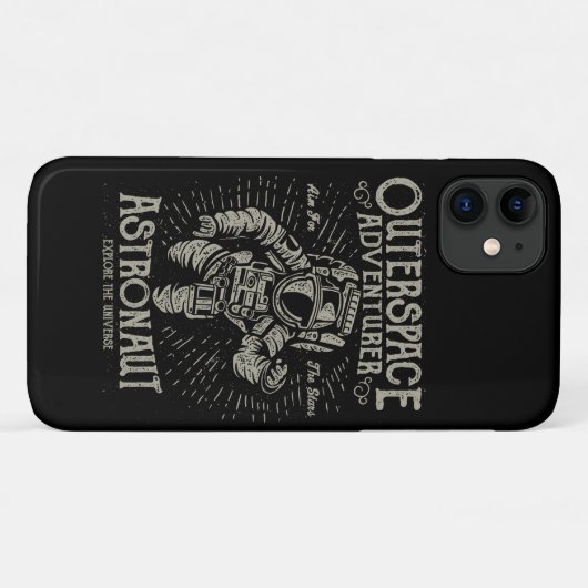 Weltraum-Abenteurer-Astronaut will Sterne Case-Mate iPhone Hülle (Rückseite (Horizontal))