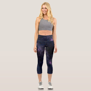 Weltraum Abstrakt Capri Leggings