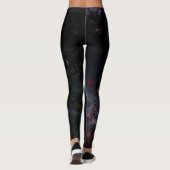 Weltraum Abstrakt Leggings (Rückseite)