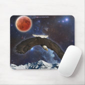 Weltraum-Adler, Gebirge Fantasy Mousepad (Mit Mouse)