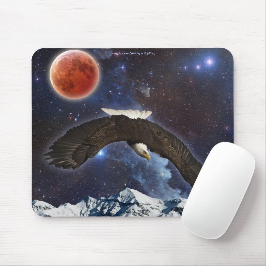 Weltraum-Adler, Gebirge Fantasy Mousepad (Mit Mouse)