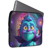 Weltraum-Alien & Freund Laptopschutzhülle (Vorne Rechts)