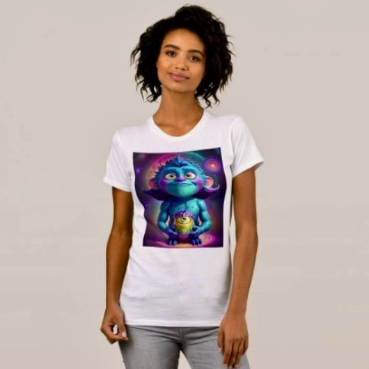 Weltraum-Alien & Freund T-Shirt