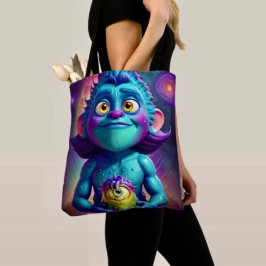 Weltraum-Alien & Freund Tasche