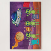 Weltraum Alien Invasion Puzzle (Vertikal)