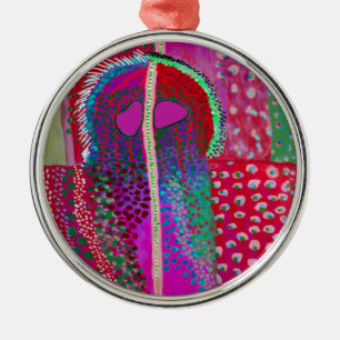 Weltraum-Alien-Party-Tier Ornament Aus Metall