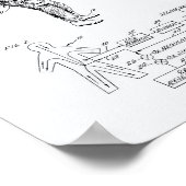 Weltraum-Anzug-Wärmeaustauscherhitzer 1967 - Weißb Poster (Ecke)