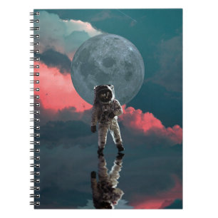 Weltraum Astronaut Art Space Anzug Clipart Notizblock
