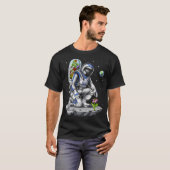 Weltraum-Astronaut-Botaniker T-Shirt (Vorne ganz)