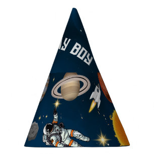Weltraum-Astronaut Erste Geburtstagsfeier Partyhütchen